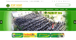 Desktop Screenshot of fip.unp.ac.id